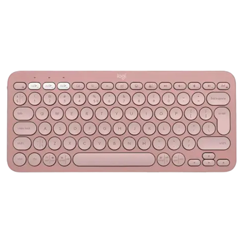 Tastatură Logitech K380S, Fără fir, Roz