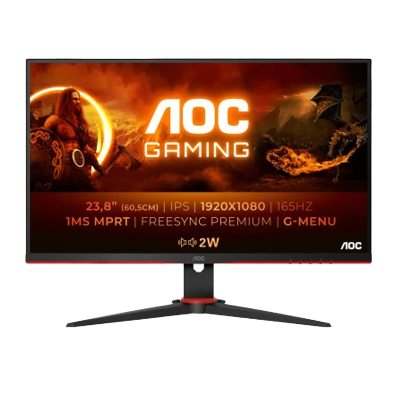 23.8" Игровой монитор AOC 24G2SPAE/BK / 1ms / 165MHz / Black