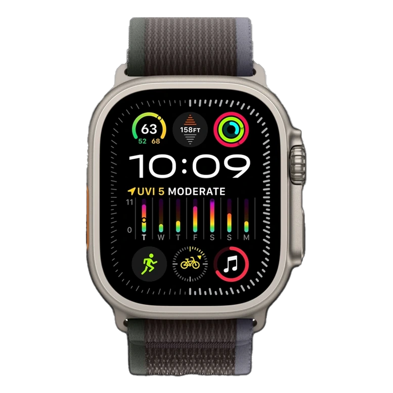 Apple Watch Ultra 2 GPS Titanium Beige Trail loop Blue/Black 4