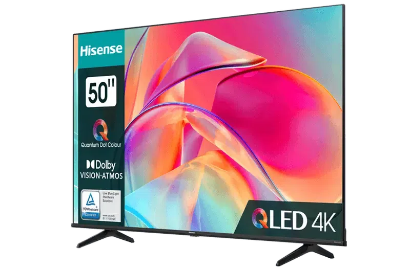 50" QLED SMART TV Hisense 50E7KQ, 3840x2160 4K UHD, VIDAA U6.0, Negru 2