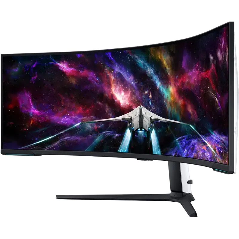 57" Игровой монитор Samsung S57CG95, VA 7680x2160, Белый | Черный 3