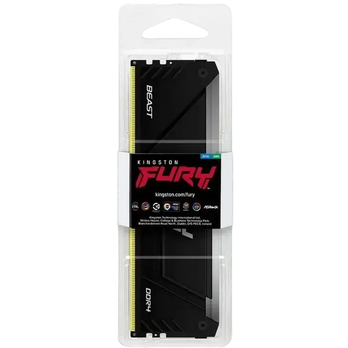 Memorie RAM Kingston FURY Beast RGB, 16GB, Black 6