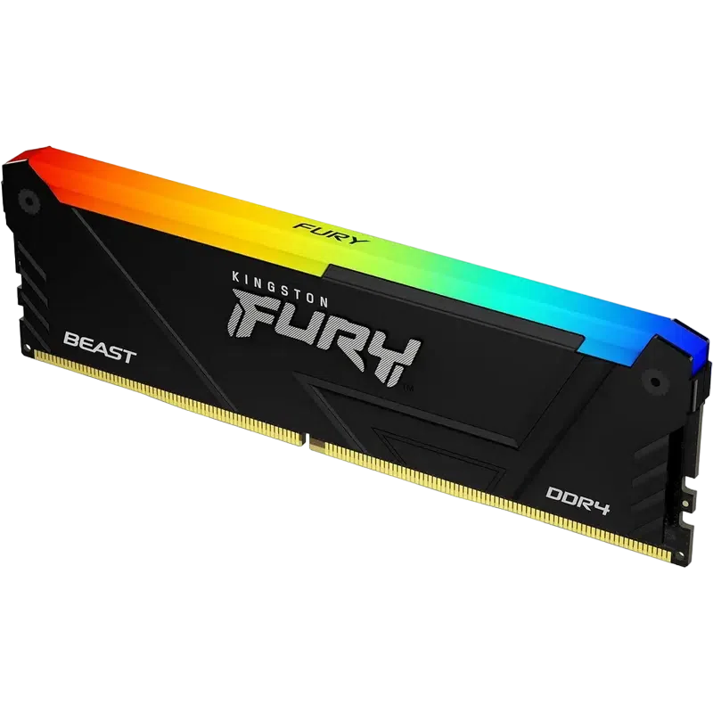 Memorie RAM Kingston FURY Beast RGB, 16GB, Black 3