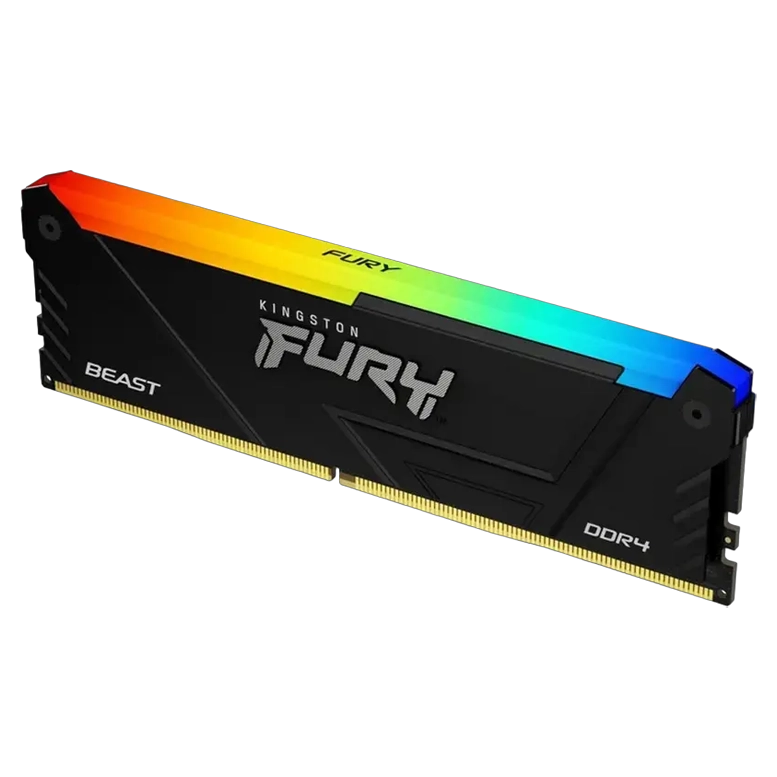 Memorie RAM Kingston FURY Beast RGB, 16GB, Black