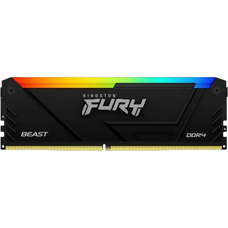 Memorie RAM Kingston FURY Beast RGB, 64GB, Black 3