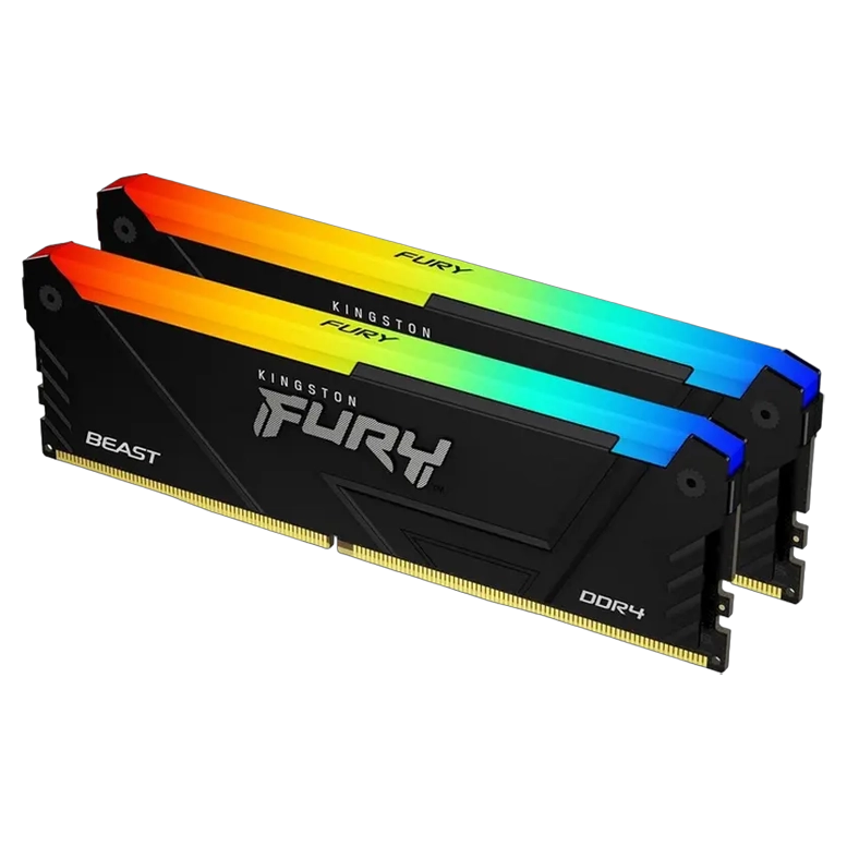 Memorie RAM Kingston FURY Beast RGB, 64GB, Black