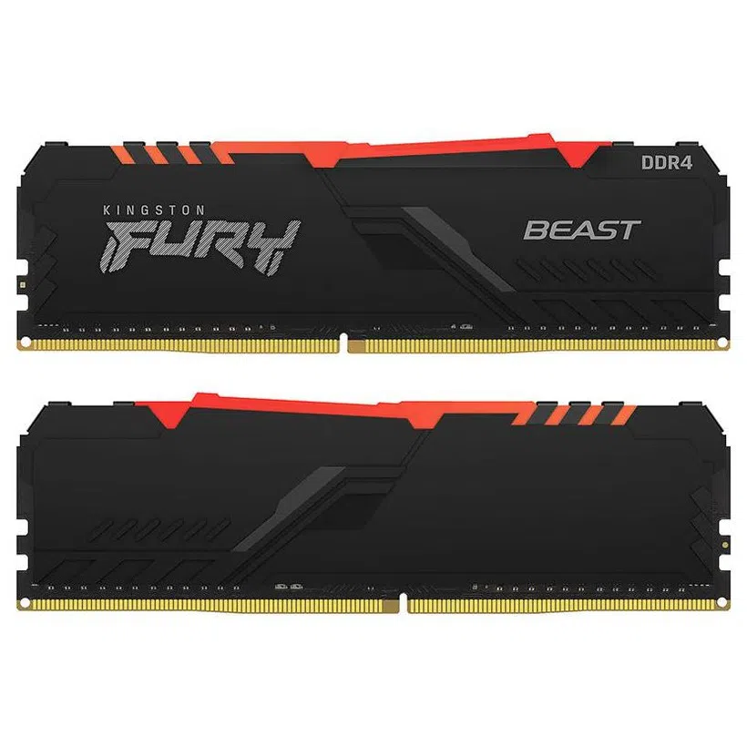 Оперативная память Kingston FURY® Beast DDR4 RGB 2666 МТ/с 32ГБ (Kit of 2*16GB) 2