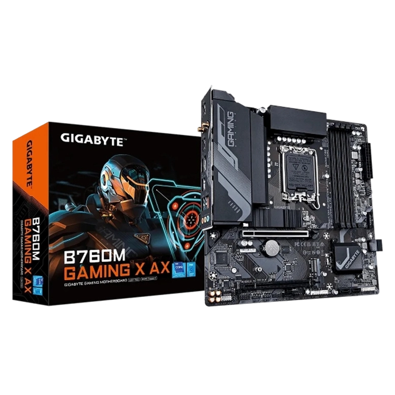 Placă de bază GIGABYTE B760M GAMING X AX LGA1700 Micro‑ATX