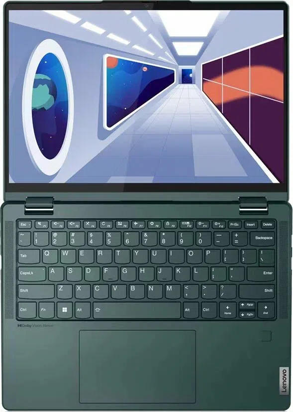 Laptop 13.3" Lenovo Yoga C600 YG6 13ABR8 / WUXGA / AMD Ryzen 7 7730U / 16GB / 1TB SSD / Win11HE / Dark Teal 3