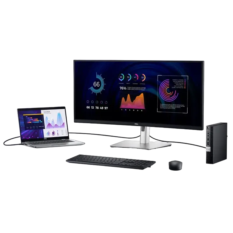 34" Монитор DELL P3424WE, IPS 3440x1440 WQHD, Чёрный | Серебристый 3