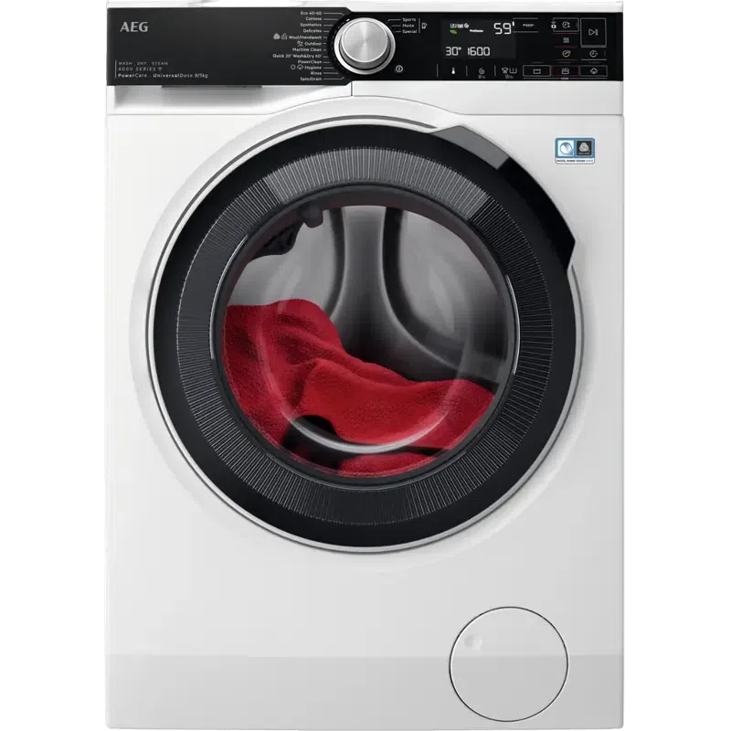 Mașină de spălat cu uscător AEG LWR85865O, 8kg, Alb