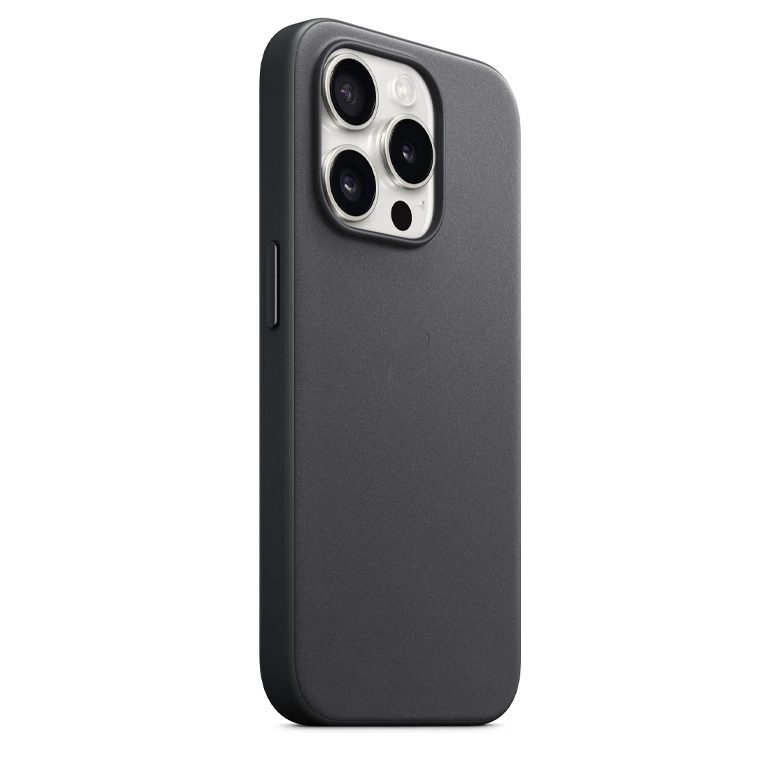 FineWoven Case with MagSafe for iPhone 15 Series Black 7