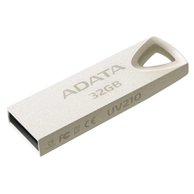 Флеш-накопитель Adata UV210, 32Гб, Серебристый