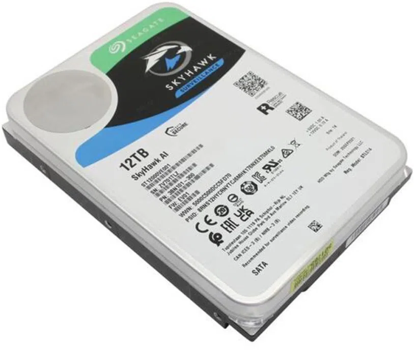 Жесткий диск Seagate SkyHawk AI Surveillance ST12000VE001, 12ТБ, 3.5" 3