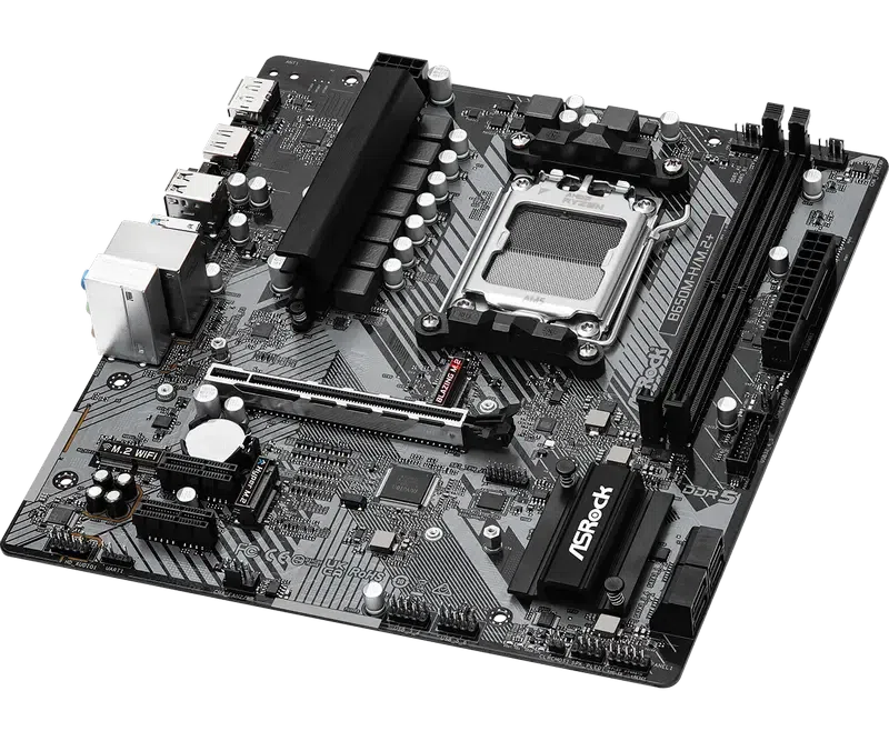 Материнская плата ASRock B650M-H/M.2+, Black 5