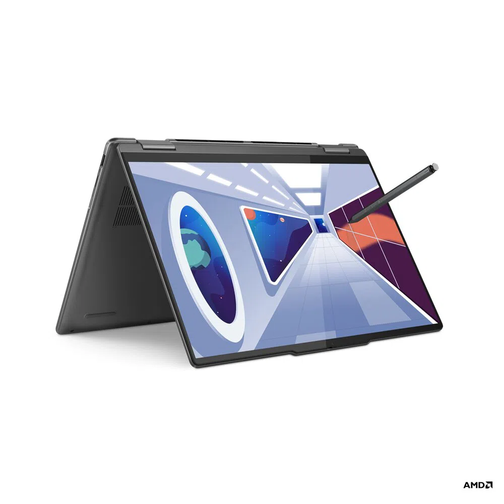 Ноутбук 14" Lenovo Yoga 7 14ARP8 / OLED / WUXGA / AMD Ryzen 5 7535U / 16GB / 512GB SSD / Win11HE / Storm Gray 2