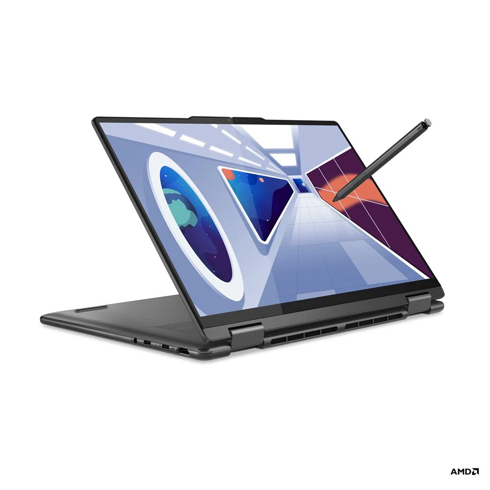 Ноутбук 14" Lenovo Yoga 7 14ARP8 / OLED / WUXGA / AMD Ryzen 5 7535U / 16GB / 512GB SSD / Win11HE / Storm Gray 3