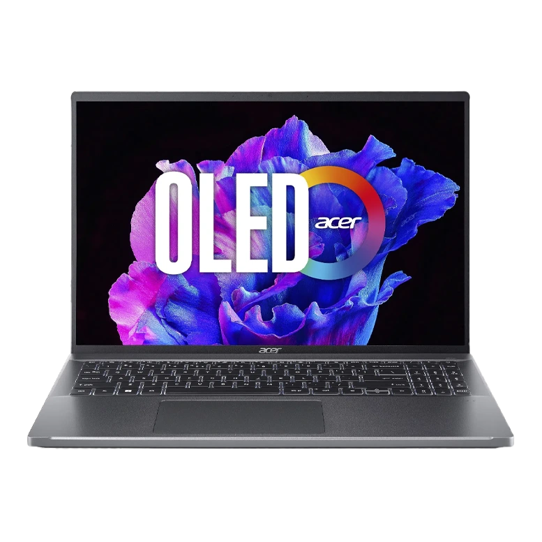 Ноутбук 16.0" ACER Swift Go Swift Go 16 (NX.KFSEU.001) / 3.2K / OLED / 16:10 / Intel Core i7-1355U / 61GB / 1TB SSD / Steel Gray