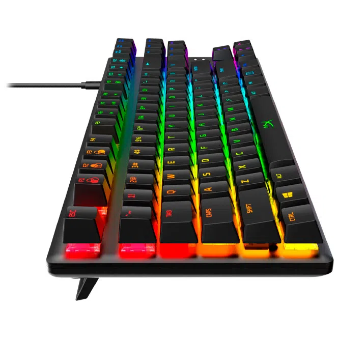 Клавиатура HyperX Alloy Origins Core PBT, Red Linear, Проводная, Черный 4