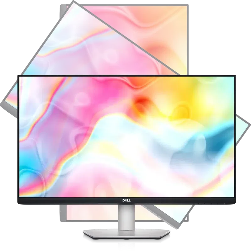 27" Монитор DELL S2722QC, IPS 3840x2160 4K UHD, Серебристый 4