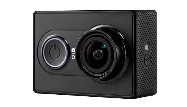 Xiaomi Yi Action Camera, Black, Video Resolutions: 1080p@60fps, 155°, Ambrella A7LS, Sensor:16MPx Sony (Exmor R BSI CMOS), Microphone, WiFi, Bluetooth, Battery 1010mAh, up to 100 minutes, 70g (includes Selfie Stick, BT Remote Control)