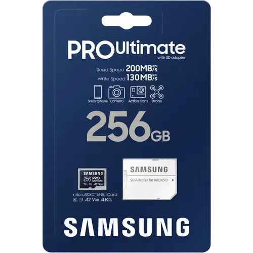 Карта памяти Samsung PRO Ultimate MicroSD, 256Гб 6