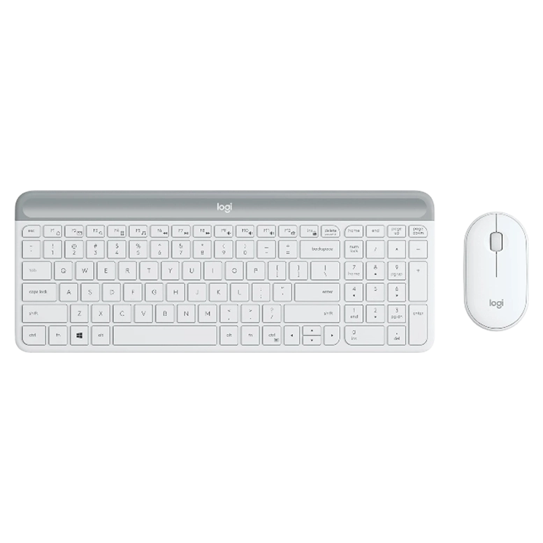 Клавиатура и мышь Logitech MK470, Белый