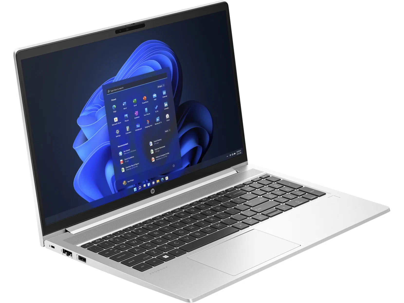 Ноутбук 15.6" HP ProBook 455 G10 / AMD Ryzen 7 7730U / 8GB / 512GB SSD / Silver 3