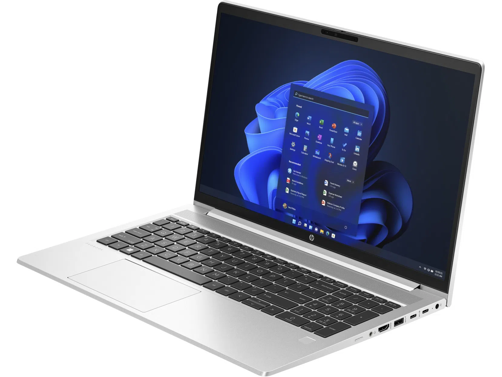 Ноутбук 15.6" HP ProBook 455 G10 / AMD Ryzen 7 7730U / 8GB / 512GB SSD / Silver 2