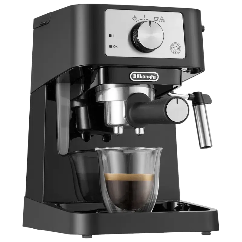 Кофеварка рожковая DeLonghi EC260.BK, Black 6