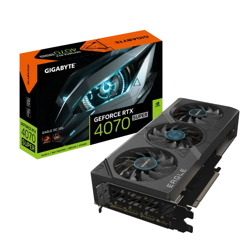 Placă Video Gigabyte GV-N407SEAGLE OC-12GD, 12GB GDDR6X 192bit (GV-N407SEAGLE OC-12GD)