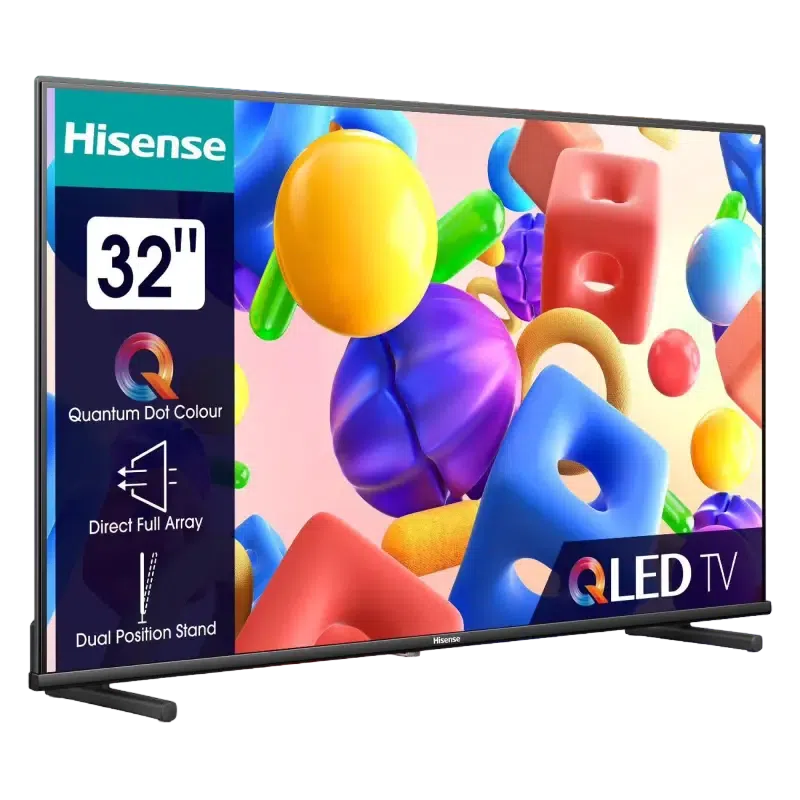 32" LED SMART TV Hisense 32A5KQ, QLED 1920x1080 FHD, VIDAA OS, Black 2