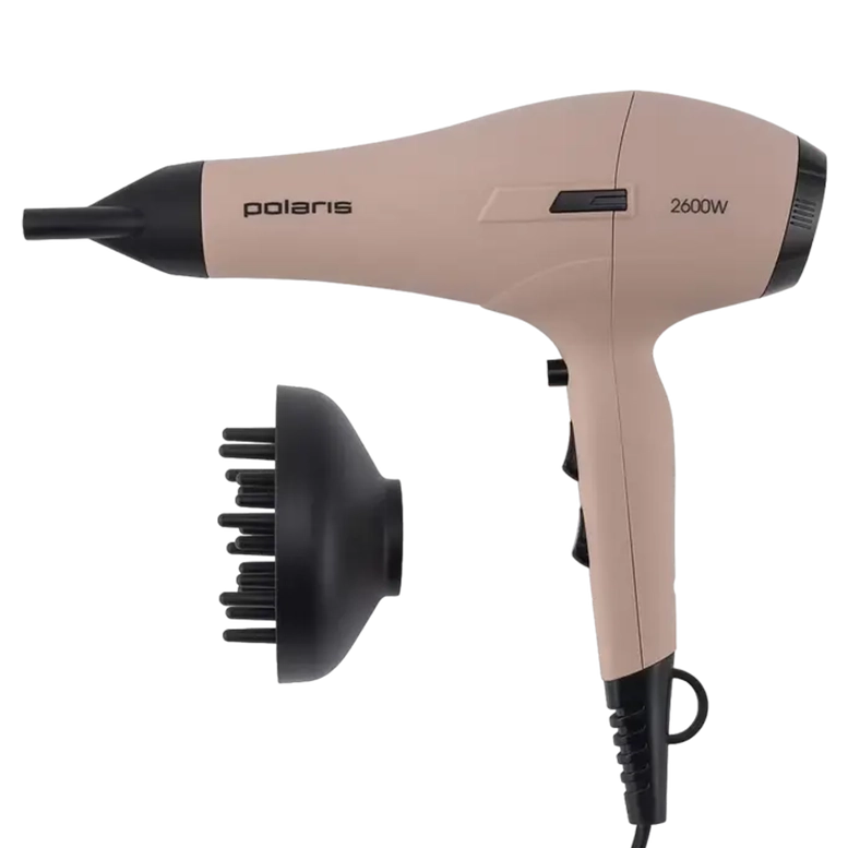 Uscător de păr Polaris PHD 2600AC, 2600W, Pink