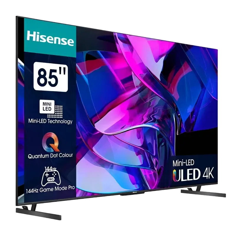 85" MiniLED SMART Телевизор Hisense 85U7KQ, 3840x2160 4K UHD, VIDAA U7.0, Серый 2