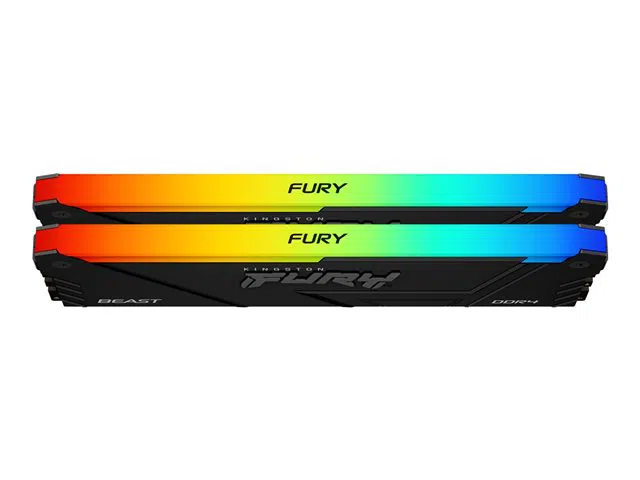Оперативная память Kingston FURY® Beast DDR4 RGB 3200 МТ/с 16ГБ (Kit of 2*8GB) 3