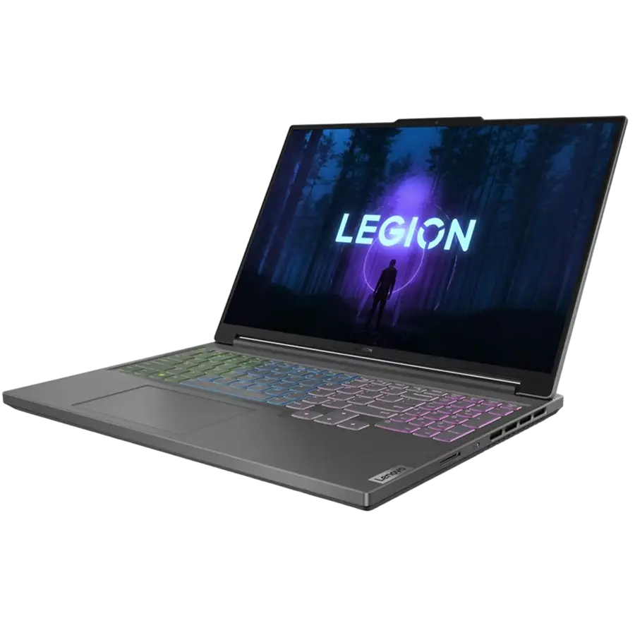 Laptop Gaming 16" Lenovo Legion Slim 5 16APH8, Storm Grey, AMD Ryzen 5 7640HS, 16GB/1024GB, Fără SO 2