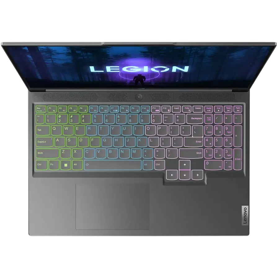 Laptop Gaming 16" Lenovo Legion Slim 5 16APH8, Storm Grey, AMD Ryzen 5 7640HS, 16GB/1024GB, Fără SO 5