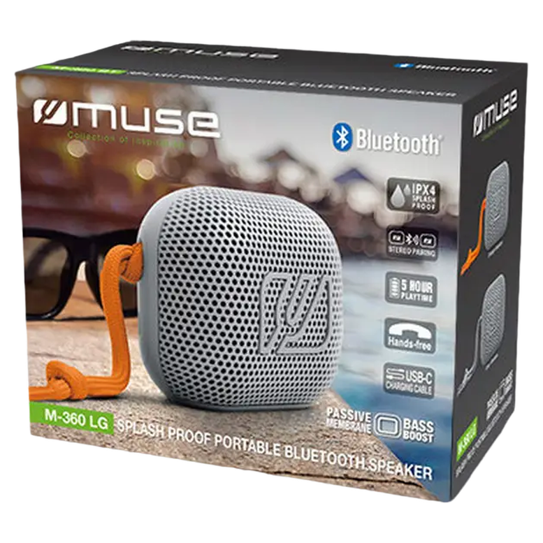 Портативная колонка MUSE M-360 LG, Серый 4