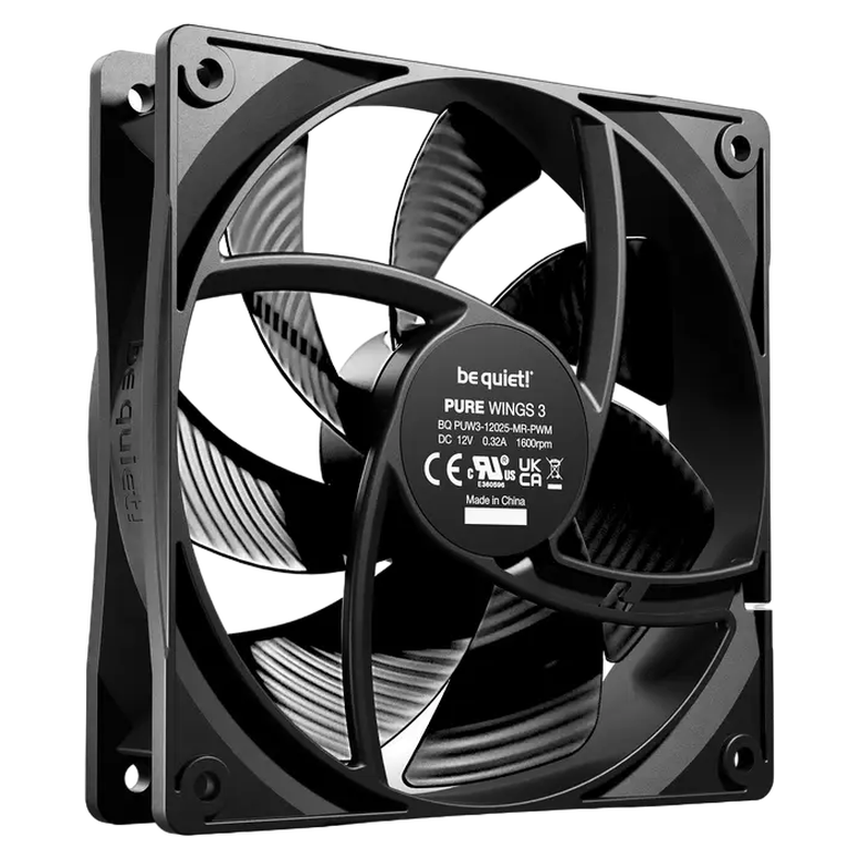 Вентилятор для ПК be quiet! Pure Wings 3 PWM, 120 мм, Черный 2