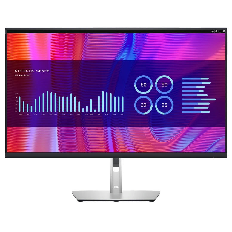 31.5" Монитор DELL P3223QE / QHD / 5ms / Black/Silver