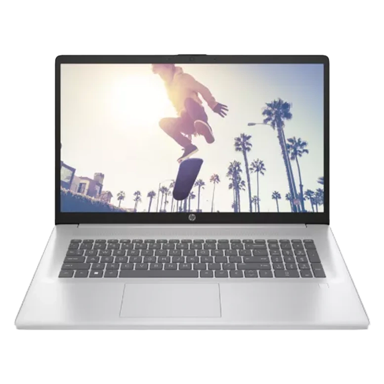 Ноутбук HP 17.3" 17-cn3024ci, FHD IPS 250, Backlit Keyboard i7-1355U, 16GB DDR4, 512GB SSD, FreeDOS, Natural Silver