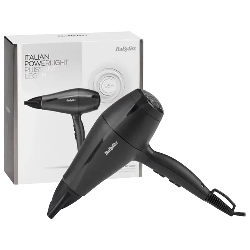 Uscător de păr compact BaByliss 5910E, Black 4