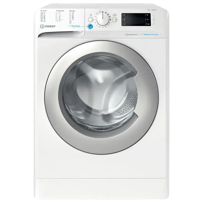 Mașină de spălat Indesit BWE 71295 X WSV EU, 7kg, Alb