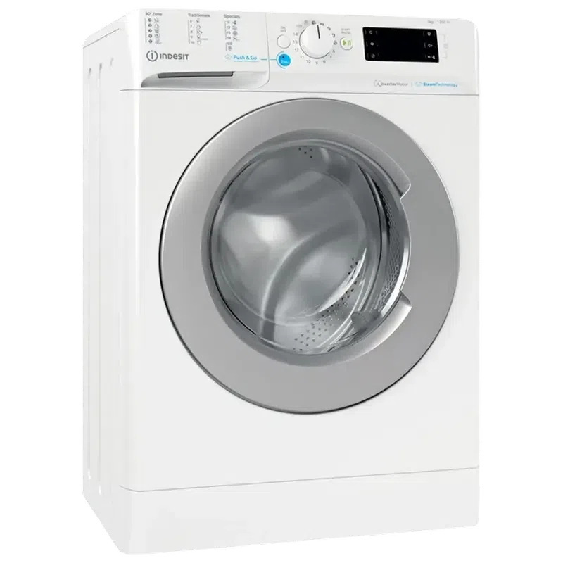 Mașină de spălat Indesit BWE 71295 X WSV EU, 7kg, Alb 2