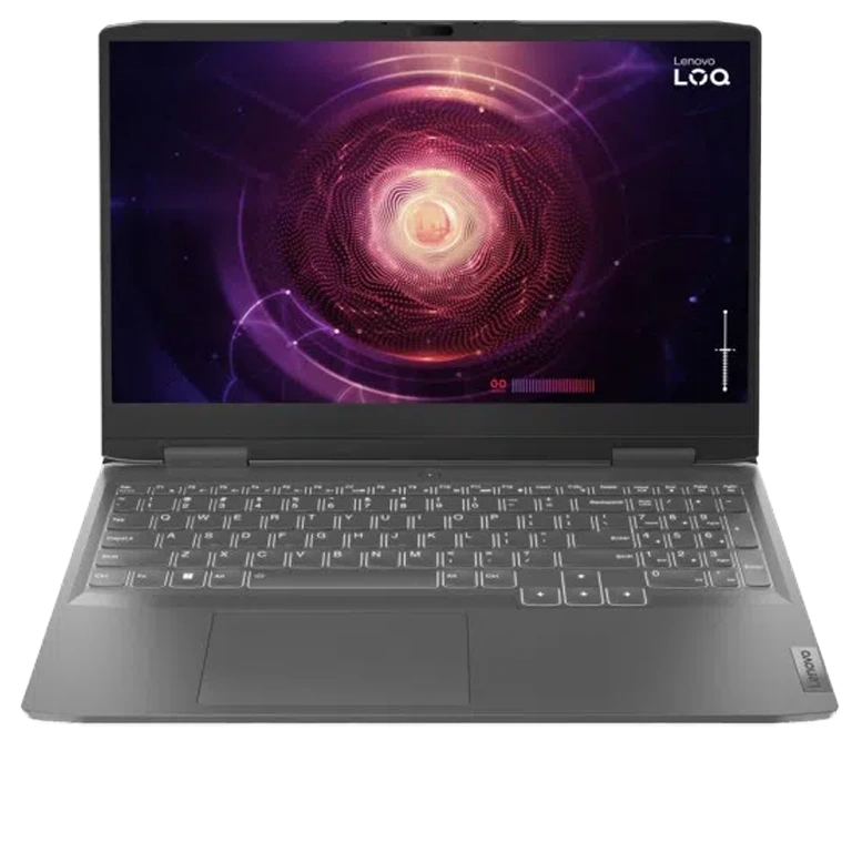 Ноутбук 15.6" Lenovo LOQ 15APH8 / QHD / AMD Ryzen 5 7640HS / 16GB / 512GB SSD / RTX 3050 / Storm Grey