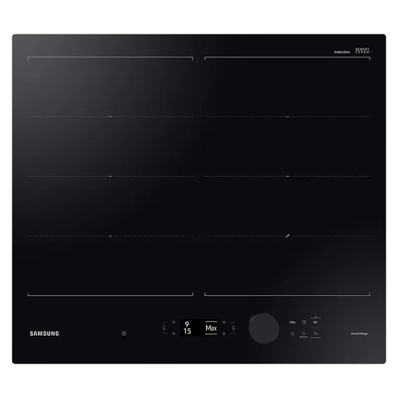 Plită incorporabilă cu inducție Samsung NZ64B7799FK/WT, Negru