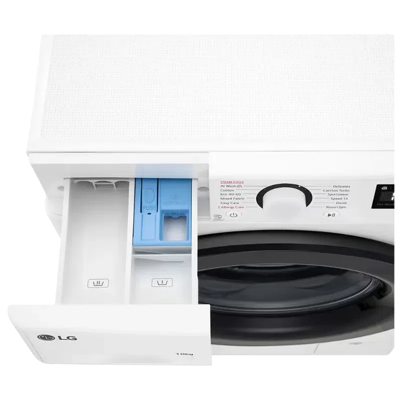 Стиральная машина LG F4WR510SBW, 10кг, Белый 4