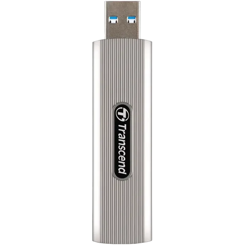 Внешний портативный SSD накопитель Transcend ESD320A, 1 ТБ, Серебристый 2