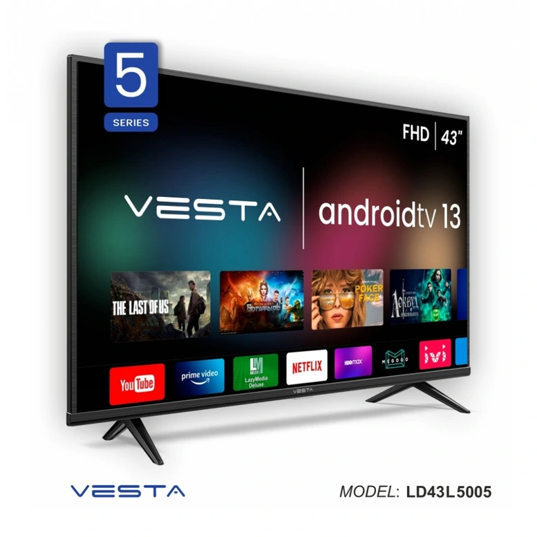LED TV Vesta LD43L5005 FHD HDR DVB-T/T2/C/Ci+ AndroidTV 13 2
