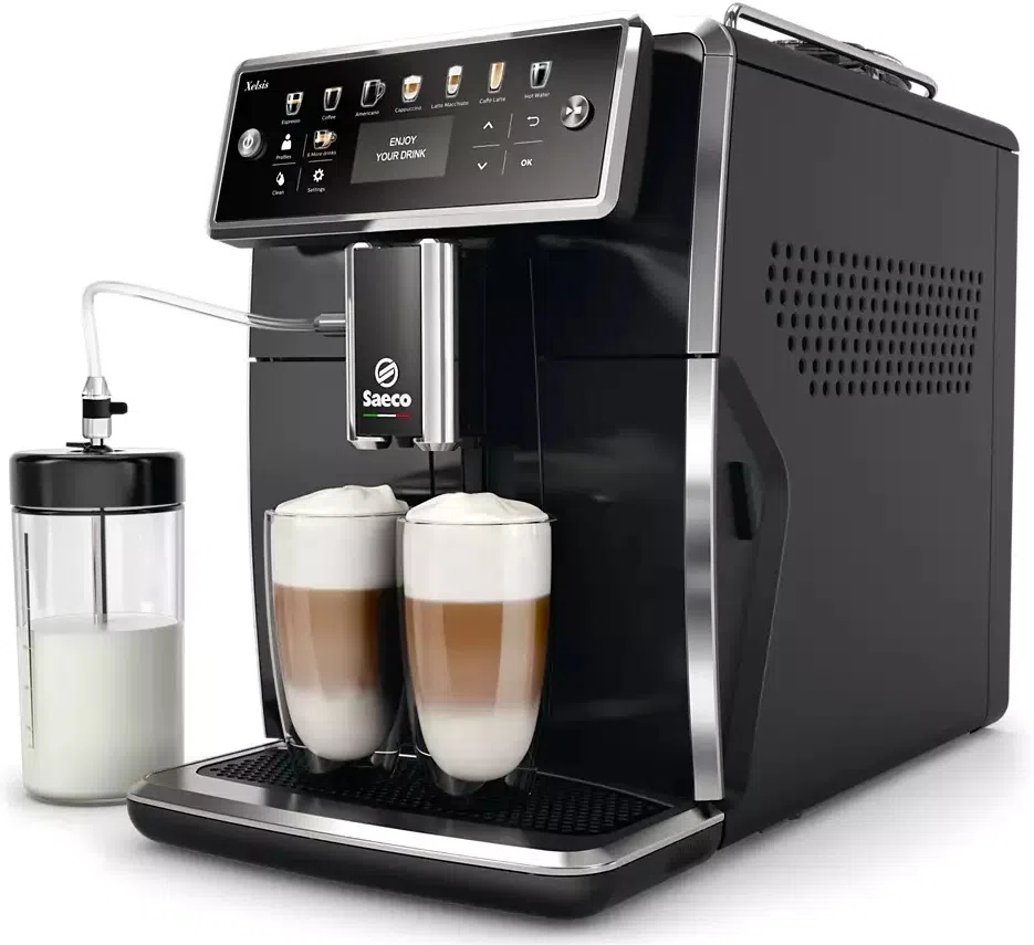 Aparat de cafea Saeco SM7580/00 Xelsis, Black 2